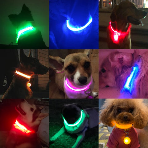 USB Charging/Battery replacement, Anti-Lost Led Collar For Dogs