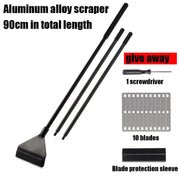 Aquarium Algae scraper, Fish tank Cleanining and Stainless steel aluminum alloy material.