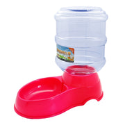 Dog Cat Feeder Bowl Automatic Pet Water Dispenser Drinking Fountain Bottle Plastic