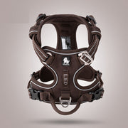 Truelove Front Nylon Dog Harness No Pull Vest Soft Adjustable Reflective Safety Harness for Dog Small Large Running Training