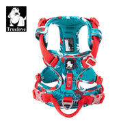 Truelove Front Nylon Dog Harness No Pull Vest Soft Adjustable Reflective Safety Harness for Dog Small Large Running Training