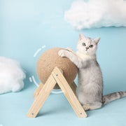 Cats Scratching Toy Kitten Ball, Sisal Rope Ball Board Grinding Paws.