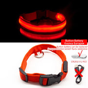 USB Charging/Battery replacement, Anti-Lost Led Collar For Dogs