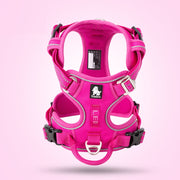 Truelove Front Nylon Dog Harness No Pull Vest Soft Adjustable Reflective Safety Harness for Dog Small Large Running Training