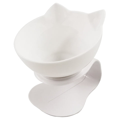 Non-slip Cat Bowls Double Pet Bowls With Raised Stand Pet Food Water