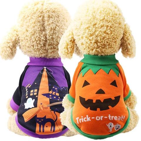 Halloween Carnival Funny Pet Clothes Winter Jacket