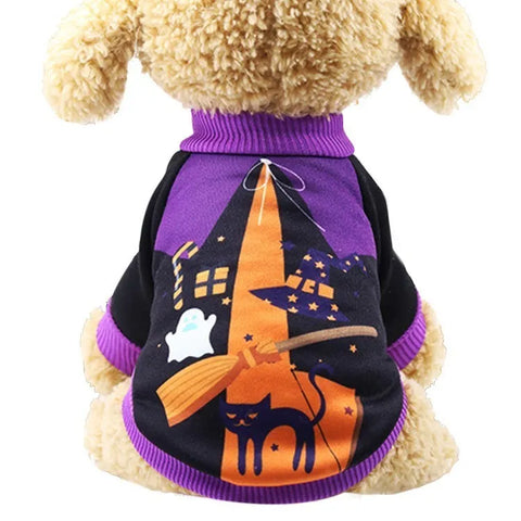 Halloween Carnival Funny Pet Clothes Winter Jacket