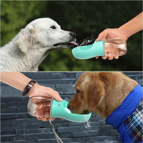 Portable Pet Dog Water Bottle For Small Large Dogs, Bulldog Water Dispenser Feeder