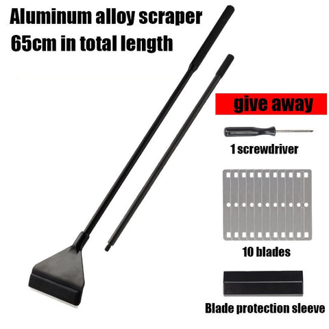 Aquarium Algae scraper, Fish tank Cleanining and Stainless steel aluminum alloy material.