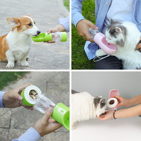 HOOPET Water Bottle Feeder Bowl Portable, Outdoor Travel