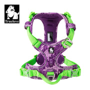 Truelove Front Nylon Dog Harness No Pull Vest Soft Adjustable Reflective Safety Harness for Dog Small Large Running Training