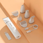 Professional Mewoofun 4 in 1 Electric Hair Clipper with 4 Blades Grooming Trimmer Nail Grinder for Dogs and Cats.