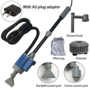 Electric Aquarium Fish Tank Water Change Pump Cleaning Tool Water Changer.