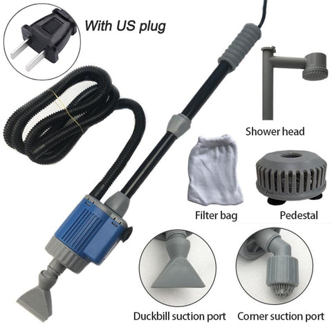 Electric Aquarium Fish Tank Water Change Pump Cleaning Tool Water Changer.