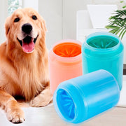 Dog Paw Cleaner Cup Soft Silicone Combs Portable Outdoor Pet towel Foot Washer.