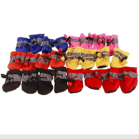 Waterproof Pet Shoes Anti-slip Rain Boots Footwear For Small Pet Booties