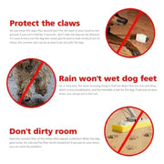 Waterproof Pet Shoes Anti-slip Rain Boots Footwear For Small Pet Booties