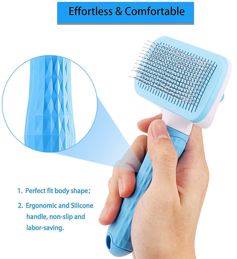 Pet Hair Remover, Grooming, Care Comb and Bath Brush