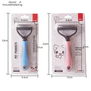 Dog Grooming Shedding Tools Pet Cat Hair Removal Comb Brush