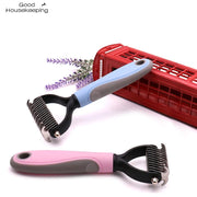 Dog Grooming Shedding Tools Pet Cat Hair Removal Comb Brush