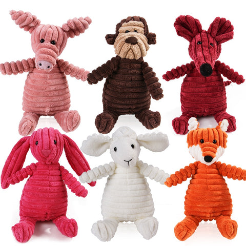 Corduroy Dog Toys for Small Large Dogs pets