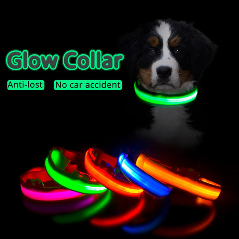 USB Charging/Battery replacement, Anti-Lost Led Collar For Dogs