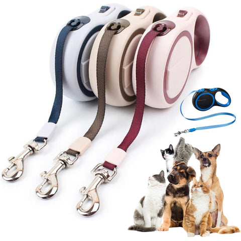 Automatic Retractable, Extendable Dog Walking Leash and Cat Leash